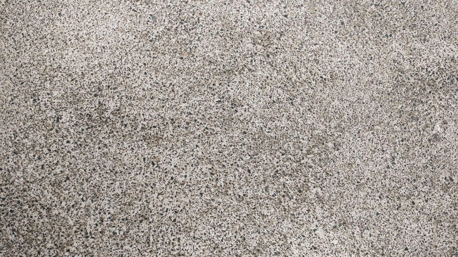 Speckled concrete floor